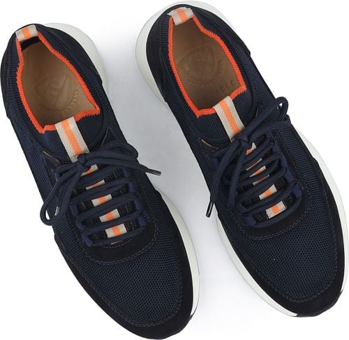 Suitable Sneaker Suede Navy Product / Detail
