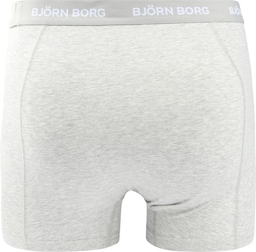 Bjorn Borg Boxers Cotton Stretch 5-Pack Bleu Gris Product / Achterkant