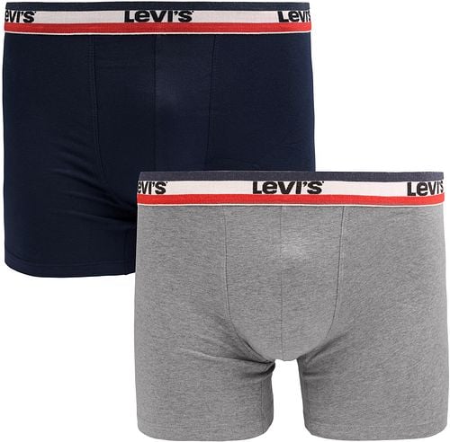Levi's Brief Boxershorts 2-Pack Navy Grau Product