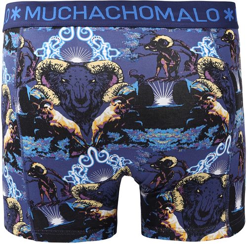 Muchachomalo Boxershorts 3-Pack Goat Blue Product / Detail