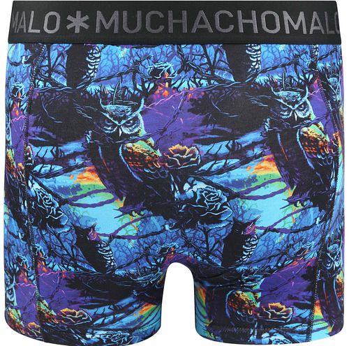 Muchachomalo Boxershorts 3er-Pack Barbwire Owl Product / Achterkant