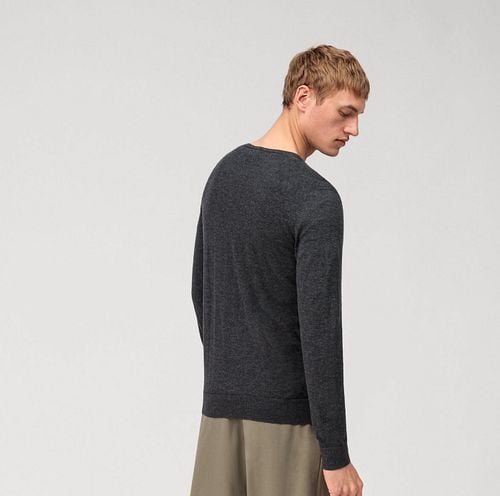 Olymp Pullover Lvl 5 Dunkelgrau Model / Voorkant