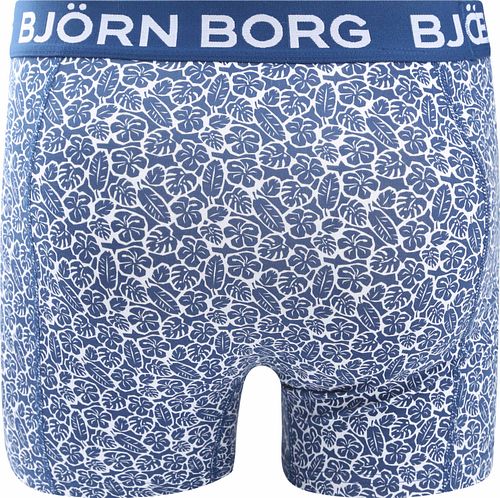 Bjorn Borg Boxers 3Pack Stretch Blue Product / Achterkant
