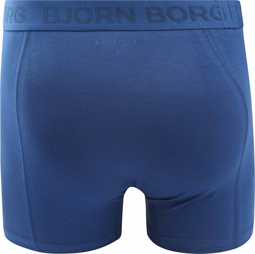 Bjorn Borg Boxers 3Pack Stretch Blue Product / Achterkant