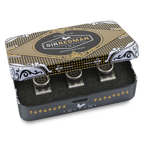 Sir Redman Boutons Bretelles Antique Argent Product / Detail