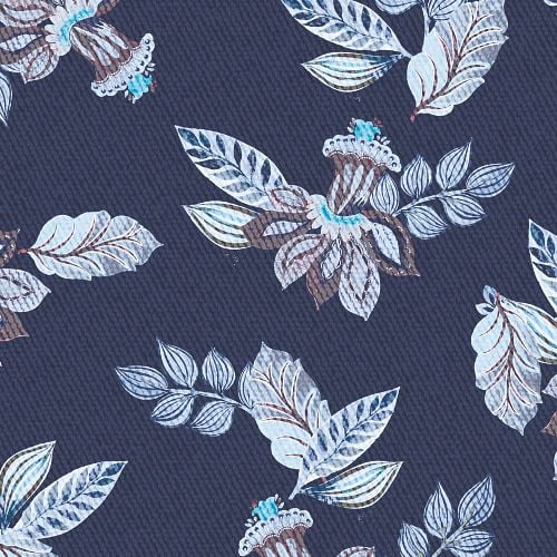 DESOTO Hemd Druck Denim Blooming Navy Product / Detail
