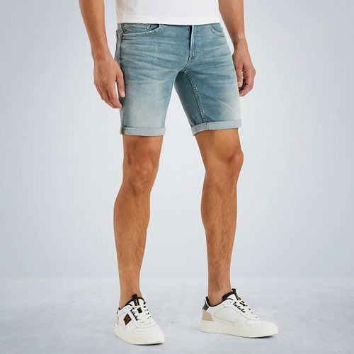 PME Legend Tailwheel Denim Shorts Blue Model / Voorkant