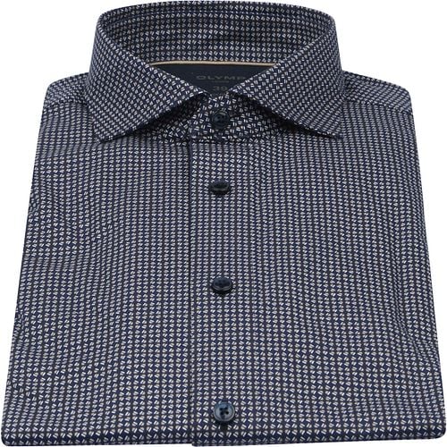Olymp Luxor Shirt Figures Navy Product / Detail