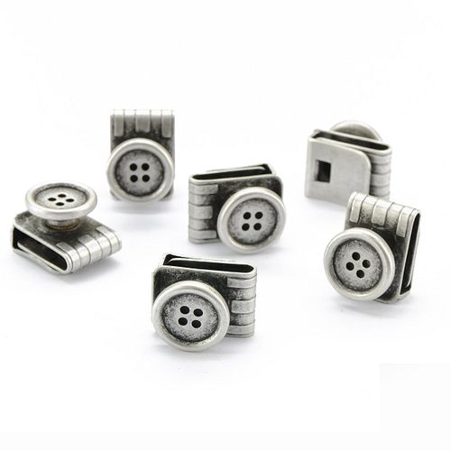 Sir Redman Boutons Bretelles Antique Argent Product