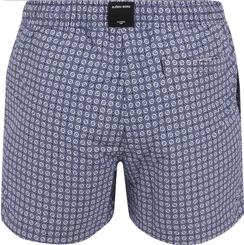 Bjorn Borg Swimshort Print Blue Product / Achterkant