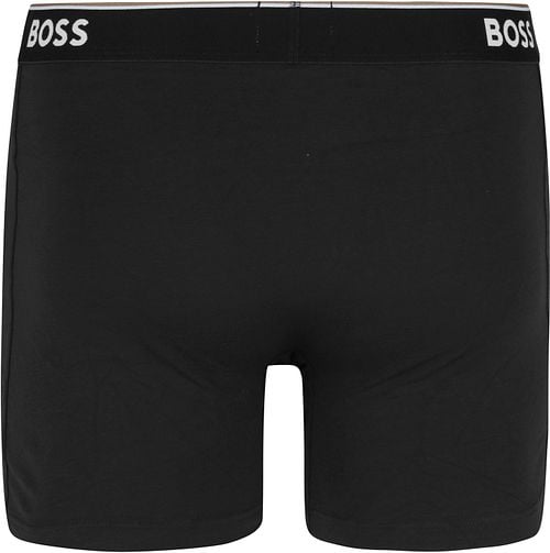 BOSS Boxer Shorts Power 3-Pack Black 001 Product / Achterkant