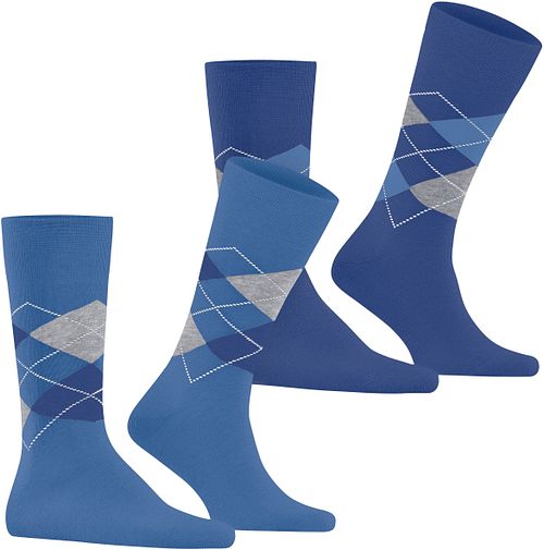 Burlington Chaussettes Everyday Lot de 2 Bleu Foncé 6337 Product / Detail