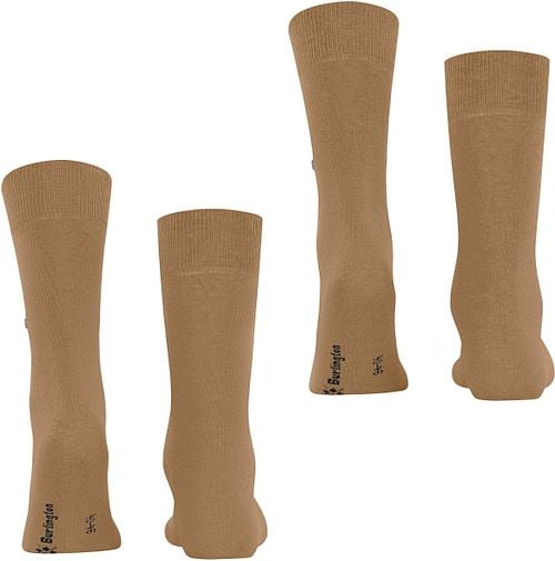 Burlington Everyday Uni Beige 2-Pack Product / Achterkant