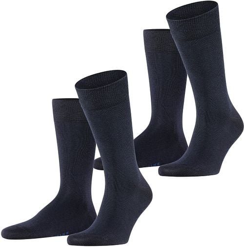 Falke 2-pack Happy Sokken Navy Product