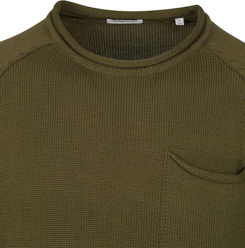 KnowledgeCotton Apparel Sweater Vert Olive Product / Detail