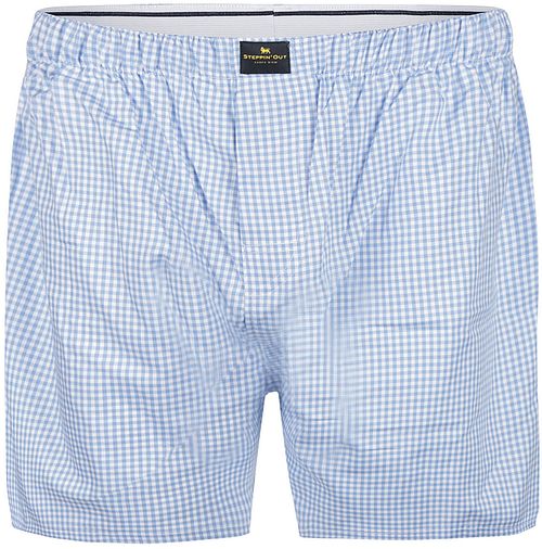 Steppin' Out Boxer Vichy Bleu Product