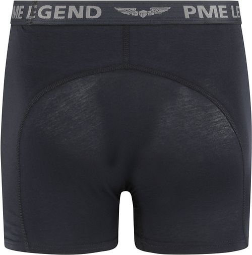 PME Legend Boxer-shorts Lot de 2 Noir Uni Product / Achterkant
