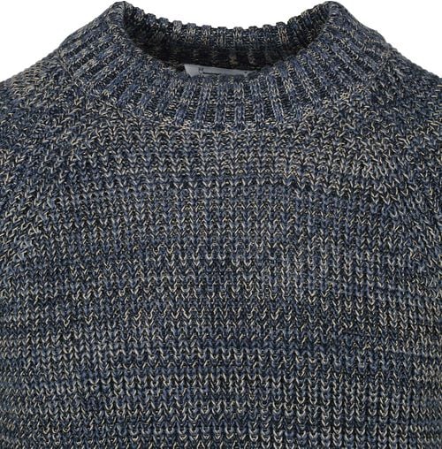 KnowledgeCotton Apparel Trui Yarn Blau Product / Detail