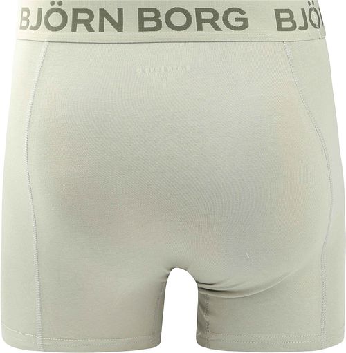 Bjorn Borg Boxers 3Pack Stretch Green Product / Achterkant