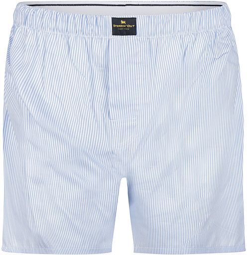 Steppin' Out Boxershort Poplin Stripe Light Blue Product