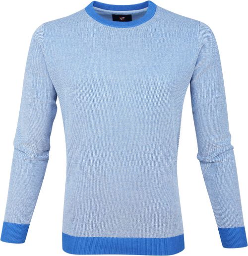 Suitable Katoen Pullover Thomas Blauw Product