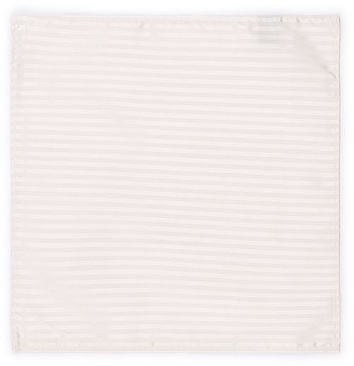 Suitable Silk Tie With Pochet Ivory Product