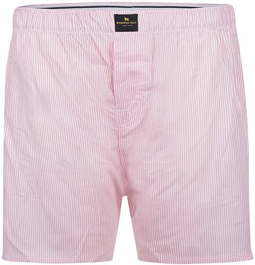 Steppin' Out Boxershort Poplin Stripe Light Pink Product