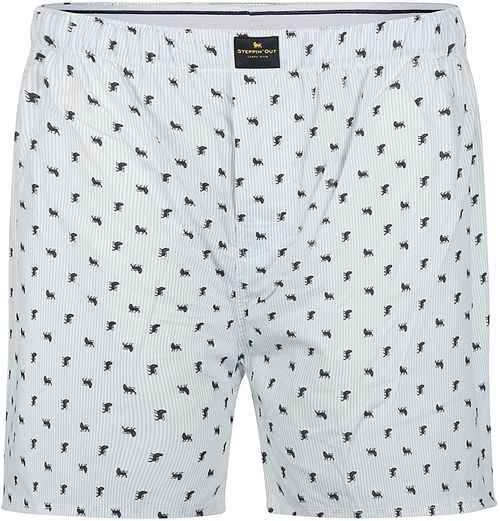Steppin' Out Boxershort Print Light Blue Product