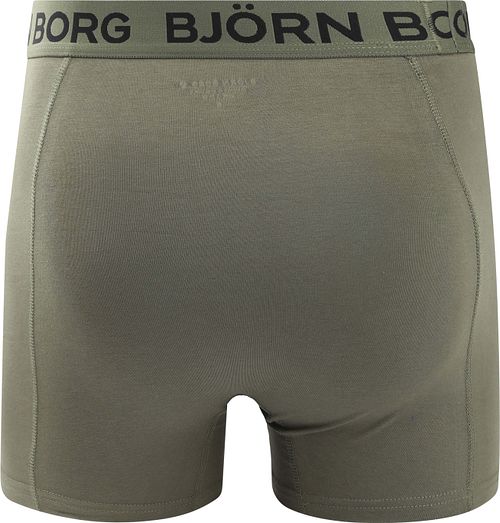Bjorn Borg Boxers 3Pack Stretch Green Product / Achterkant
