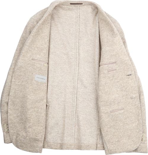 Suitable Knitted Colbert Unlined Beige