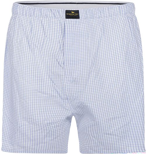 Steppin' Out Boxershort A Carreaux Bleu Clair Product
