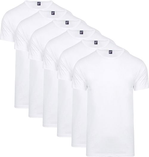 Alan Red Special Offer O-Neck T-shirts White 6-Pack Product