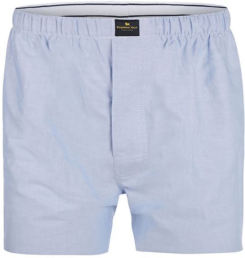 Steppin' Out Boxer Blue Oxford Product
