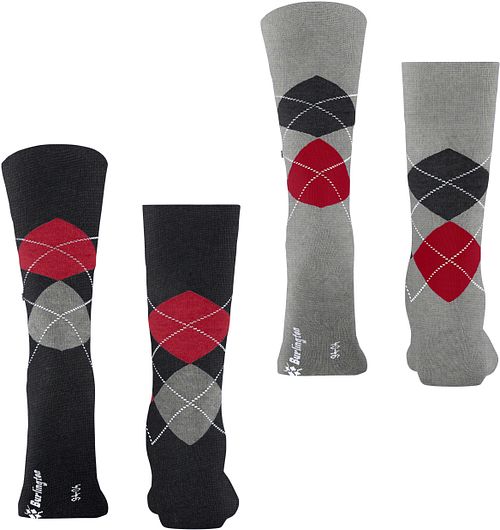 Burlington Everyday 2-Pack Grey 3986 Product / Achterkant
