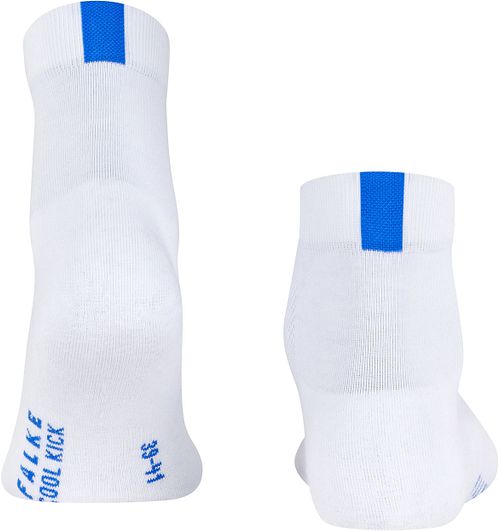 Falke Cool Kick Sock White Blue Product / Achterkant