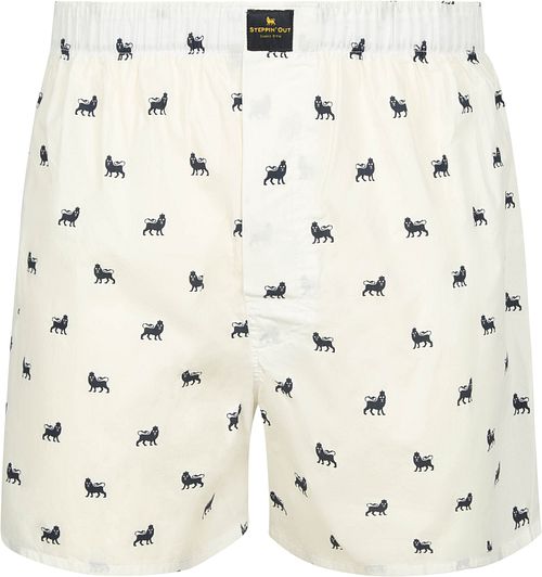 Steppin' Out Boxer blanc Logo Oxford Product
