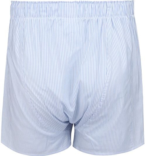 Steppin' Out Boxershort Striped Oxford Blue Product / Achterkant