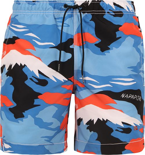Napapijri Zwembroek Print Blauw Product