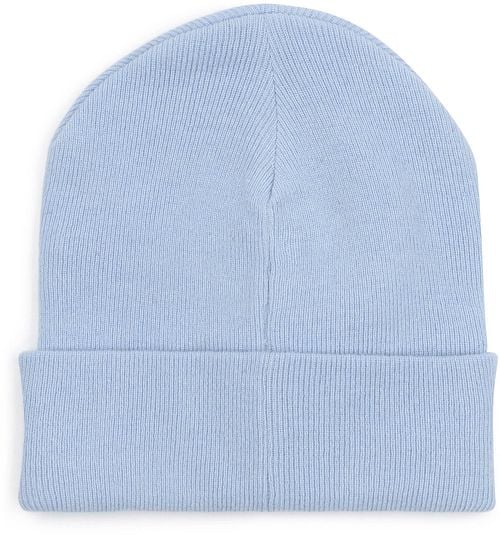 KnowledgeCotton Apparel Beanie Wolle Hellblau Product / Achterkant