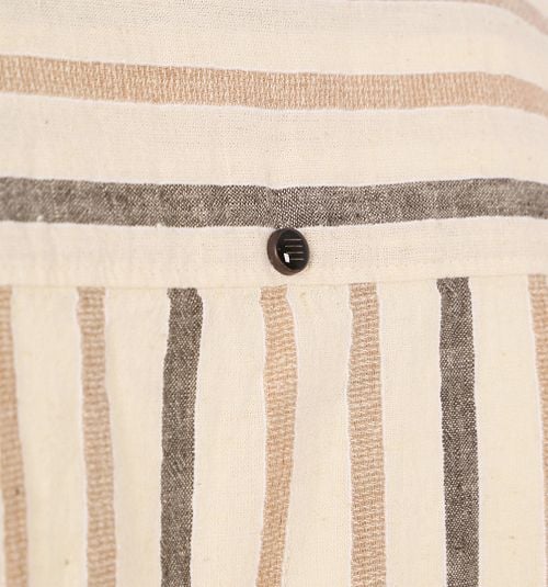 No Excess Short Sleeve Overhemd Linnen Ecru Product / Detail