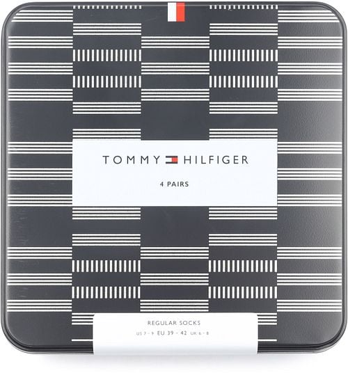 Tommy Hilfiger Giftbox 4-Pack Navy Verpakking
