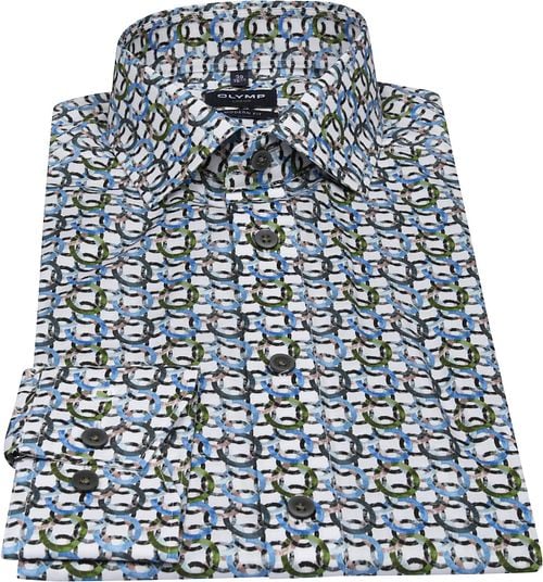 OLYMP Luxor MF Shirt Circles Multicolour Product / Detail
