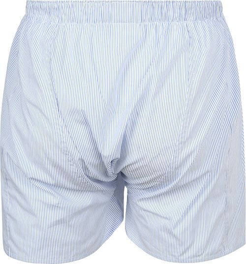Steppin' Out Boxershort Striped Blauw Product / Achterkant