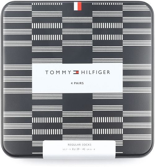 Tommy Hilfiger Giftbox 4-Pack Jeans Bleu Verpakking