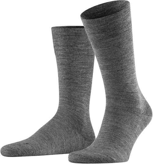 Falke Sock Sensitive Berlin Wool Blend Anthracite Product