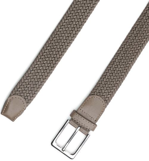 Suitable Geweven Riem Taupe Khaki Product / Detail
