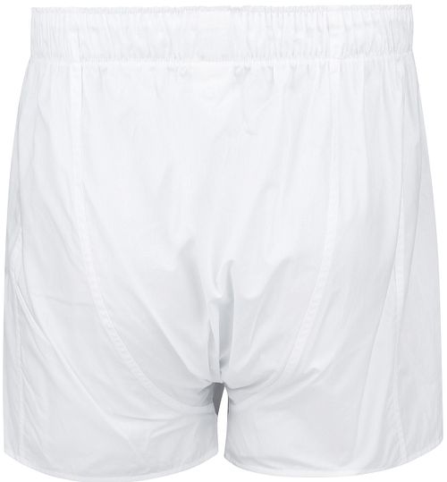 Steppin' Out Boxershort Solid Poplin White Product / Achterkant
