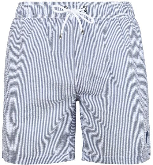 Suitable Zwembroek Stripe Seersucker Blauw Product