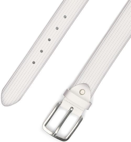 Suitable Belt Structure Leather White Product / Detail
