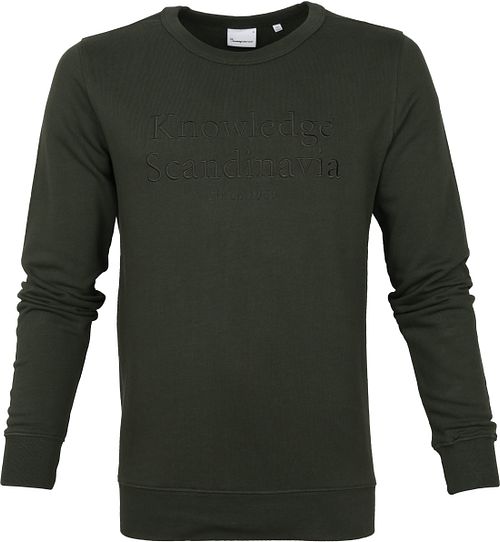 KnowledgeCotton Apparel Pullover Elm Dark Green Product